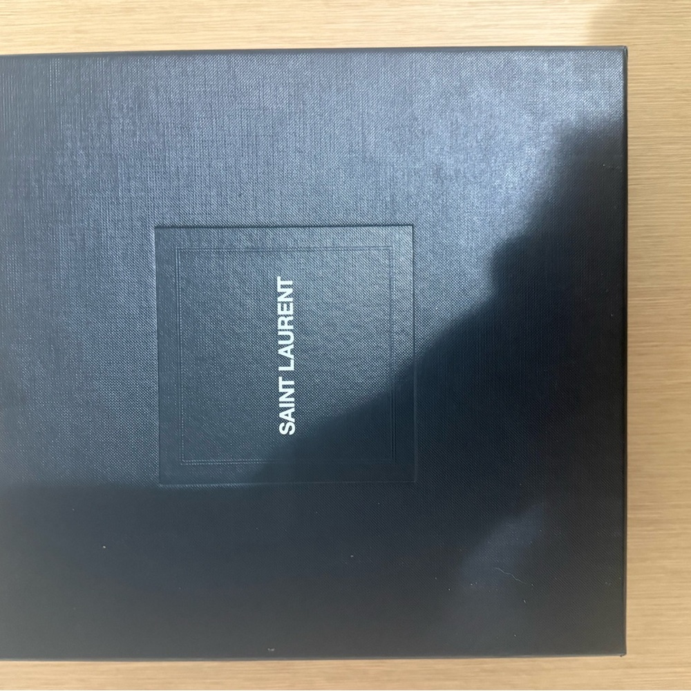 Saint Laurent Black Heeled Sandals - Picture 7 of 8